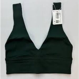 LULULEMON - dark green align V-Neck Bra NWT size 10 - A/B